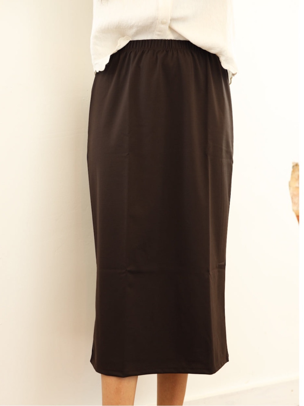 Ada Faye 31” Pencil Skirt Chocolate Brown NWT 3X- Women's Midi